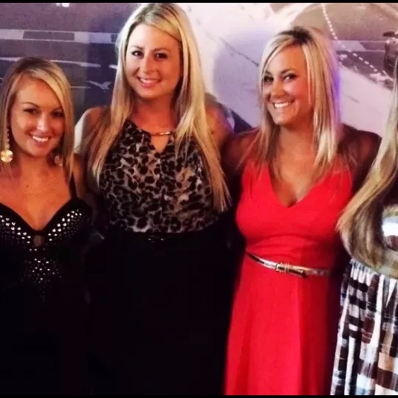 Bebe Gorgeous Red Dress - Picture 3 of 6